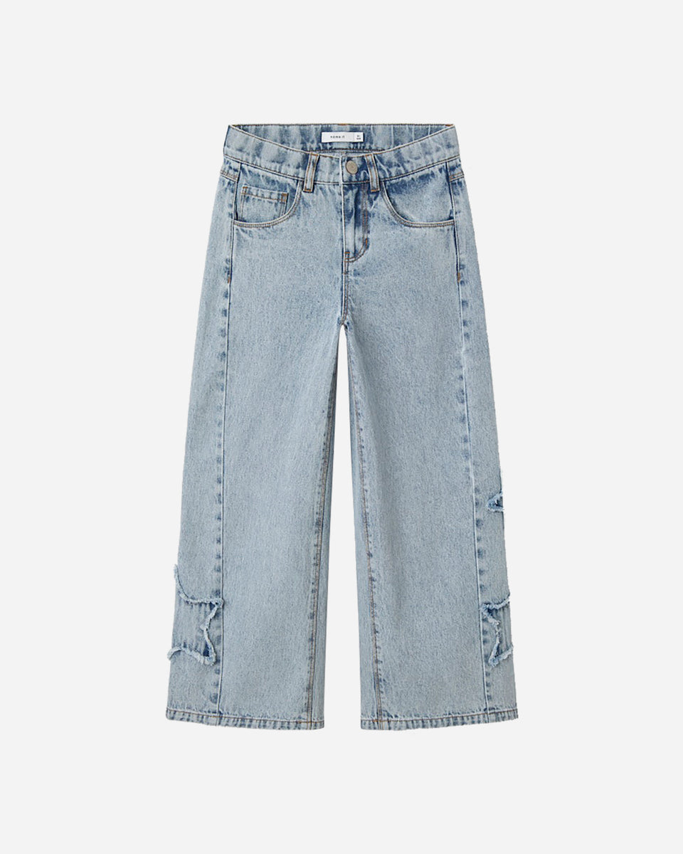 NAME IT Jeans Dritti Per Bambina – Pantaloni Leggeri E Traspiranti In Materiale Sostenibile, Stagionalità Tutto Anno