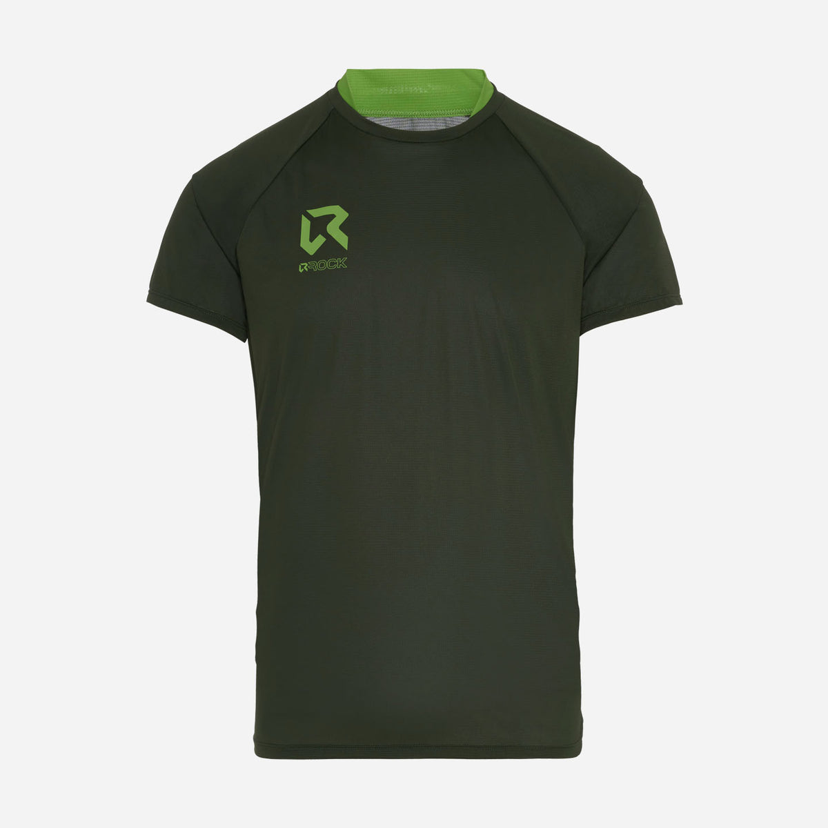 Rock Rebel by EMP Uomo T-Shirt Mimetica Verde Oliva con Stampa Rock XL