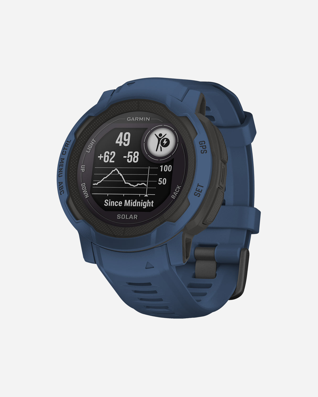 OROLOGIO MULTIFUNZIONE GARMIN INSTINCT SOLAR UNISEX INTERSPORT
