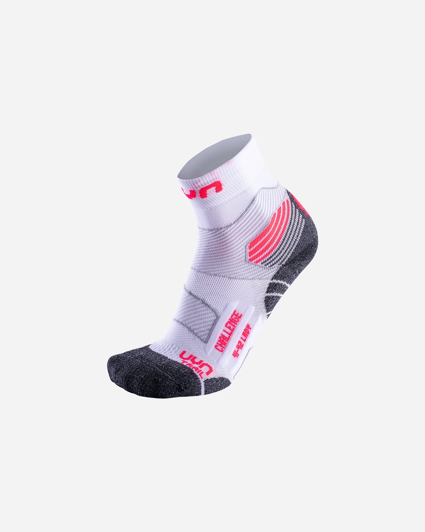 UYN Damen Run Trail Challenge Socks – Lauf- & Trailsocken Mit Cool-Air-Flow & Natex-Technologie | Schwarz/Weiß, Größe 35/36
