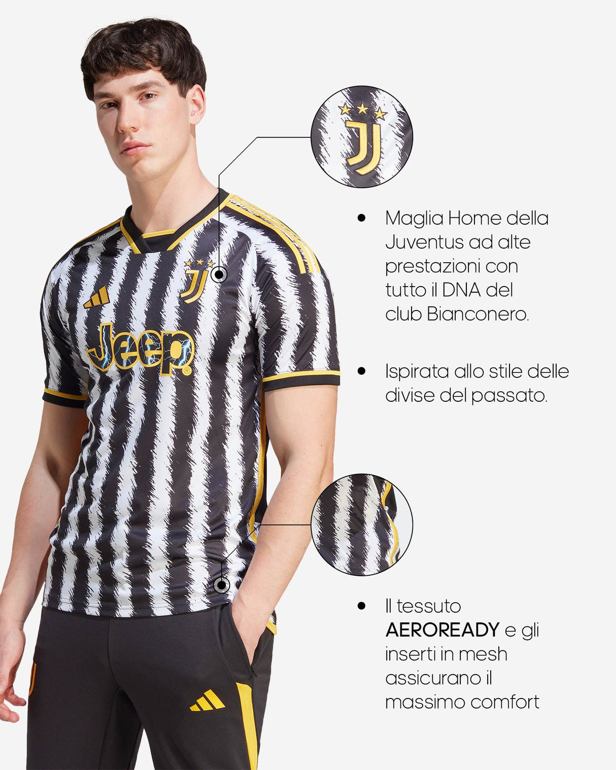 Il gialloblù sulla terza maglia della Juventus 2021-2022 Il gialloblù sulla terza maglia della Juventus 2021-2022
